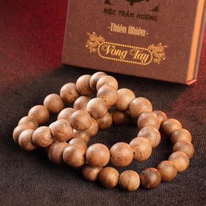 Vòng Tay Trầm Hương Việt Nam Tự Nhiên 14mm