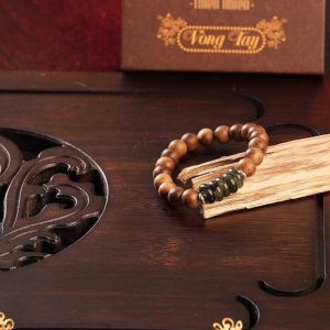 Trầm Hương Indo Mix Ngũ Điếu Đá Thạch Anh Tóc