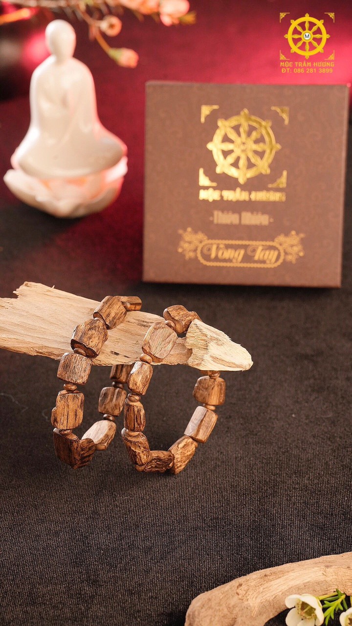 Vòng trầm trúc philippines cao cấp.