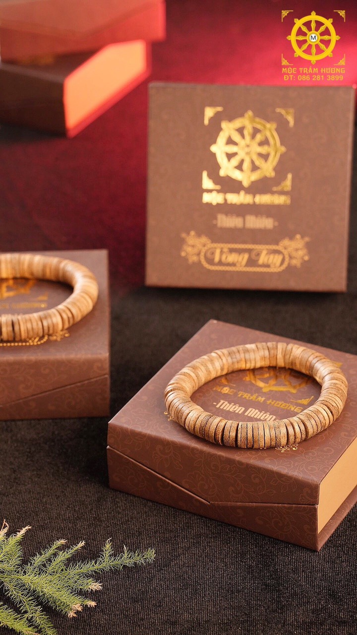 Vòng Trầm Hương Malay Dạng Nút.