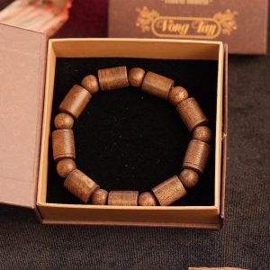Vòng Tay Trầm Hương Lào kiểu trúc